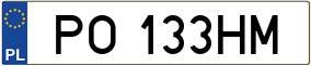 Truck License Plate
